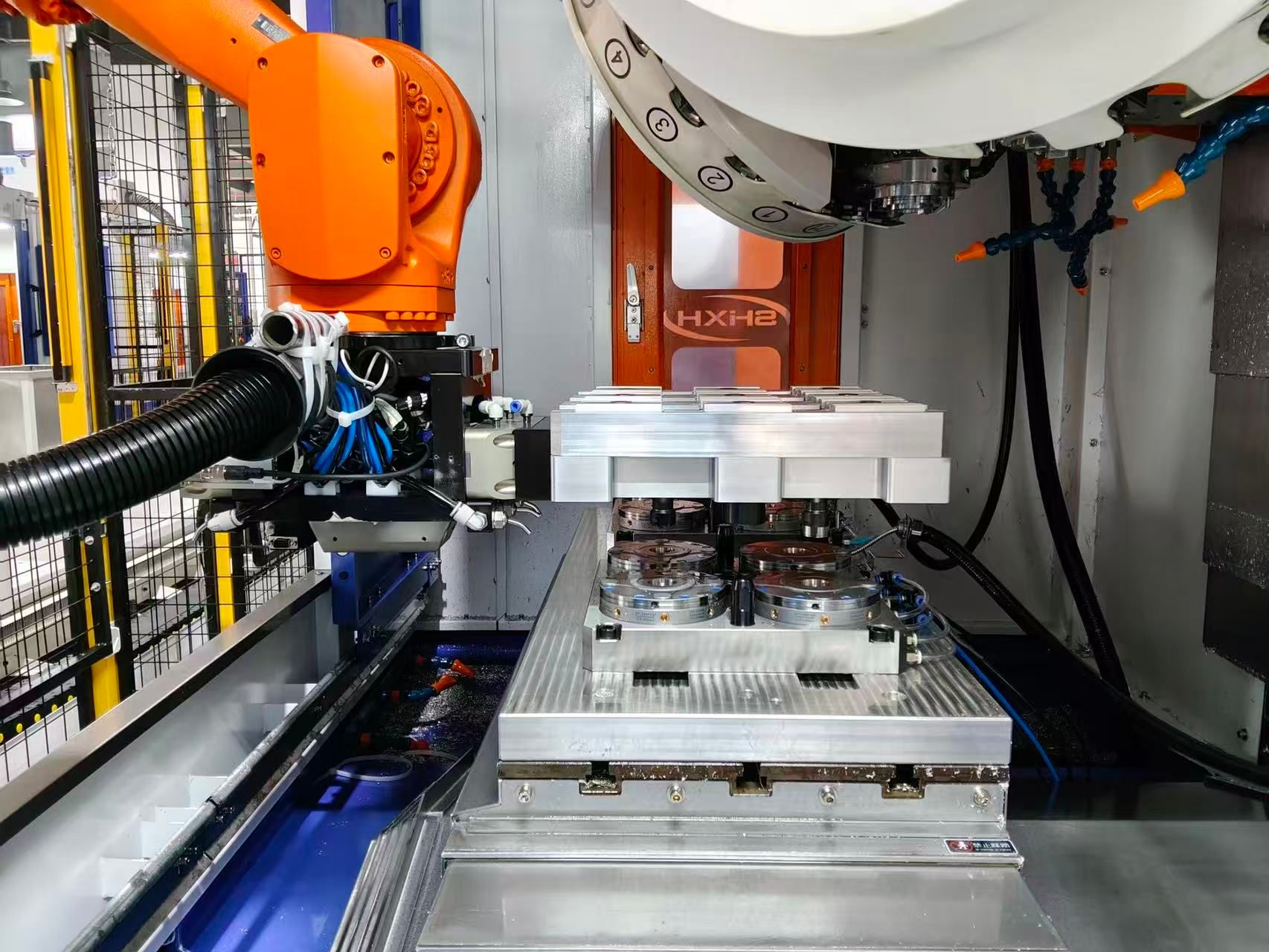 Automated FMS transfer setup with NEXTAS zero-point positioning
